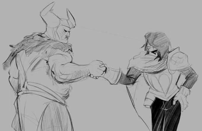 Sketch with 2 characters - $30 Sketch with 2 characters - $30