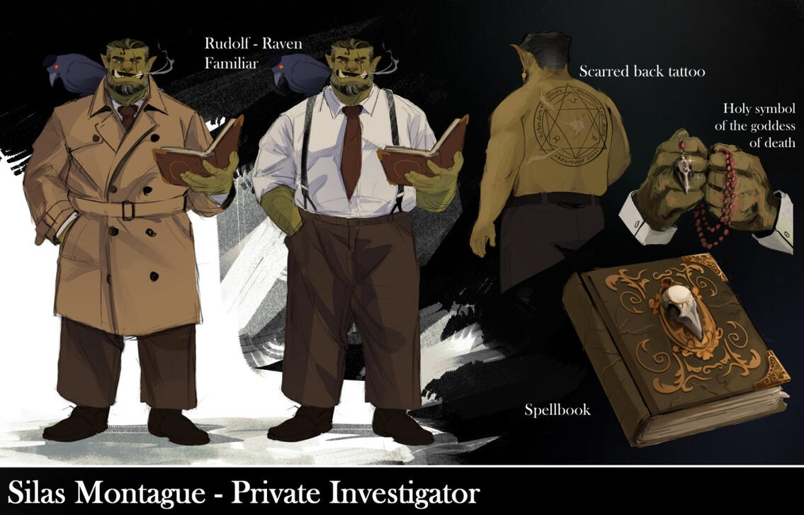 Design Sheet with 2.5 unrendered Characters and Props - $170 Design Sheet with 2.5 unrendered Characters and Props - $170